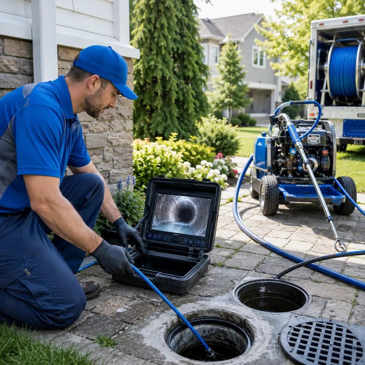 Outdoor drain cleaning professionals serving Breckenridge, TX